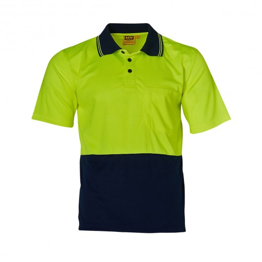Yellow Navy Hi Vis Short Sleeves
